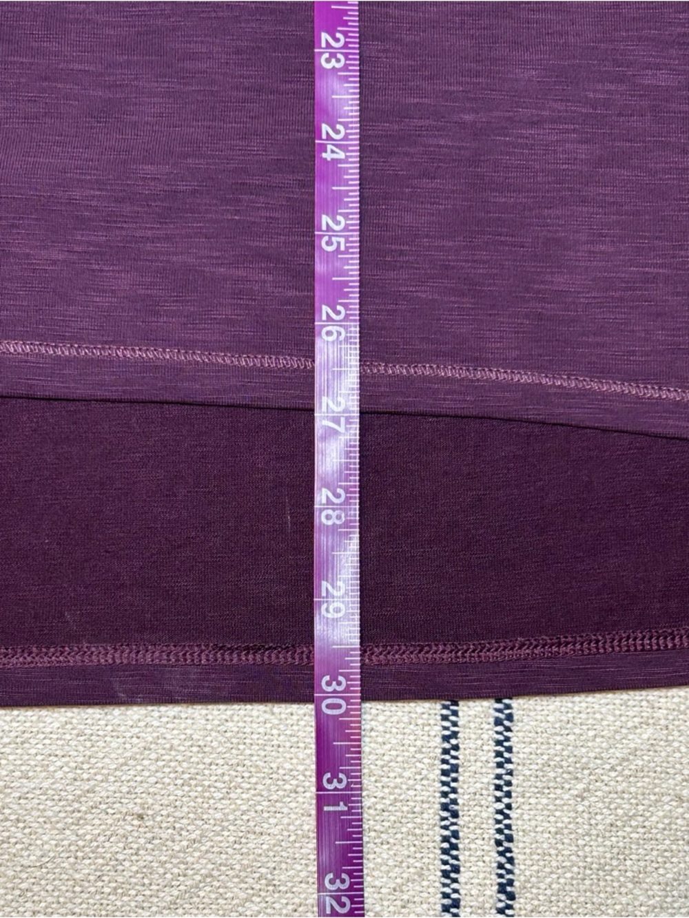 Calia Plum Draped Back High/Low Long Sleeve Top Size 2X - Picture 7 of 9